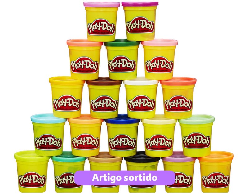 Potes De Plasticina Play-Doh Cores Sortidas