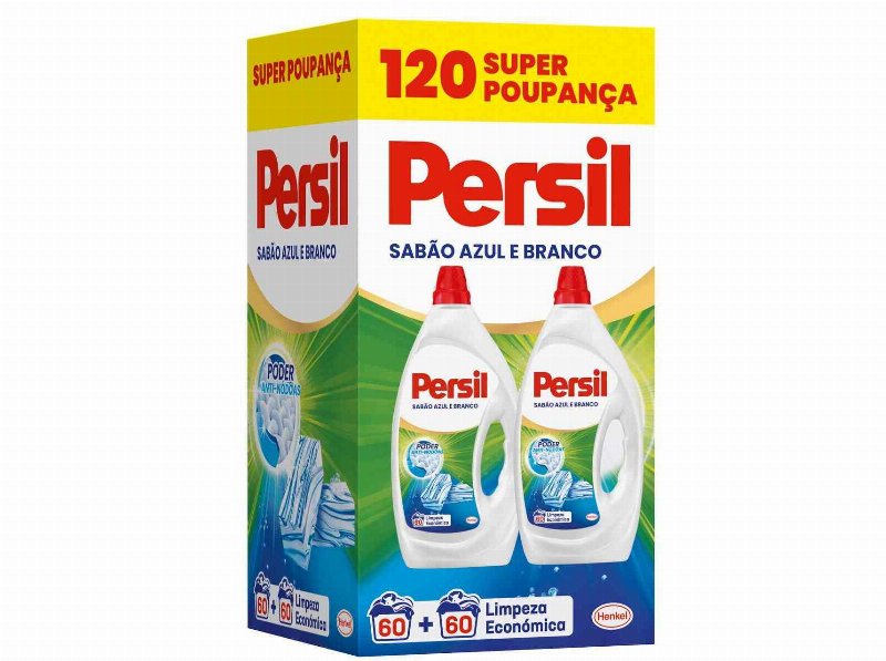 Det. Roupa Máq. Persil Pack Sabao Gel 120D