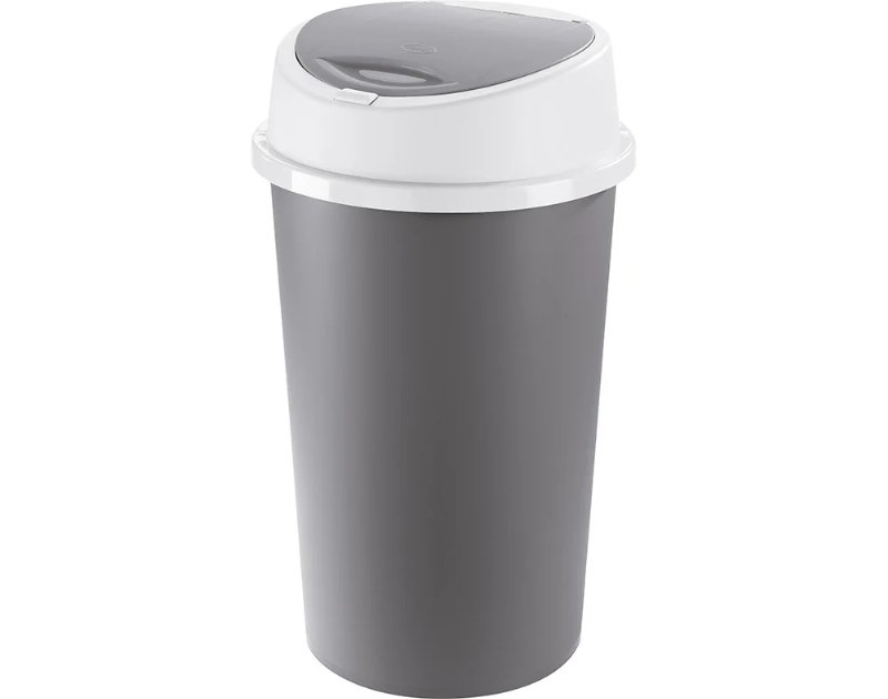 Balde Lixo Redondo Actuel Em Plástico 45 l - 39X66.5X39Cm