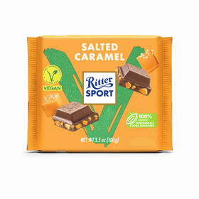 Tablete De Chocolate Caramelo Salgado Ritter Sport 100 gr