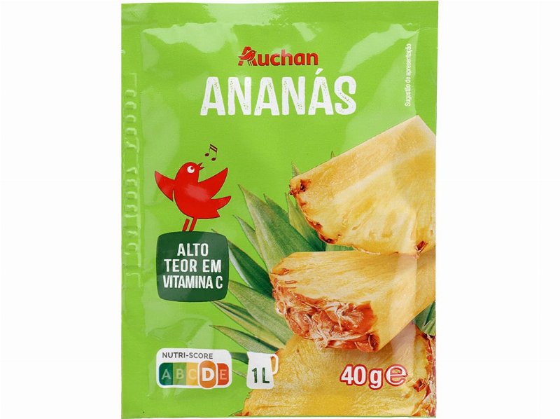 Bebida Auchan Instantânea Ananás 40 g