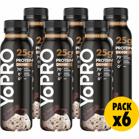 Iogurte Líquido Proteína Stracciatella Yopro Danone 6 X 300 gr
