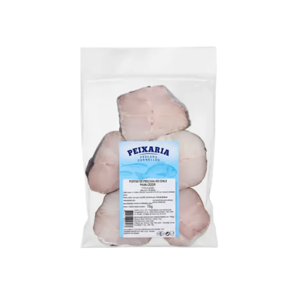 Postas De Pescada Do Chile Para Cozer Congelada Nossa Peixaria 0.7Kg