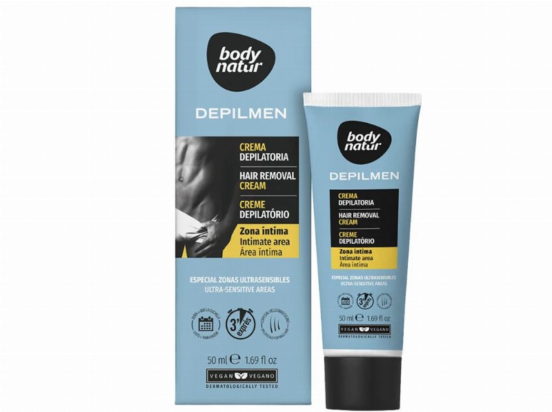 Gel Depilatório Homem Zonas Intimas Body Natur 50 ml