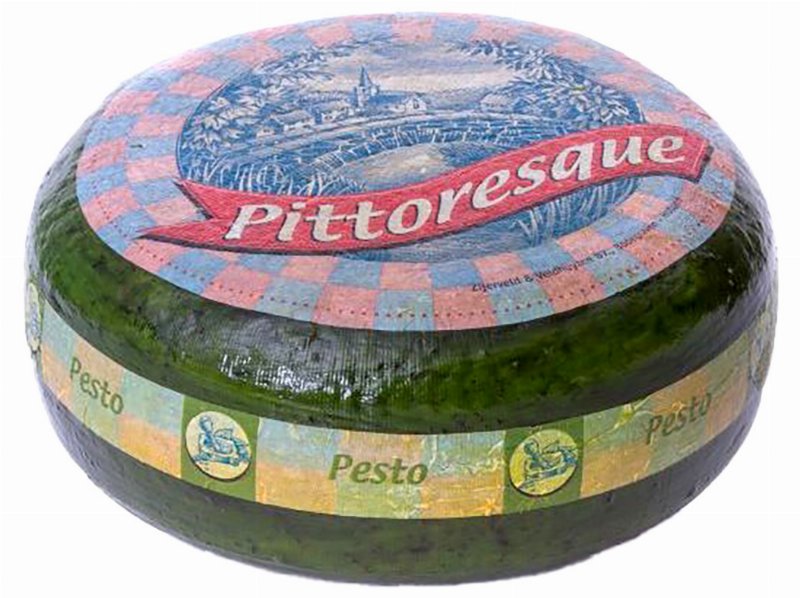 Queijo Gouda Pittorsque Pesto Verde Kg