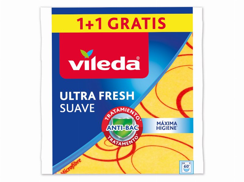Pano Multiusos Vileda Suave Ultrafresh 2Un