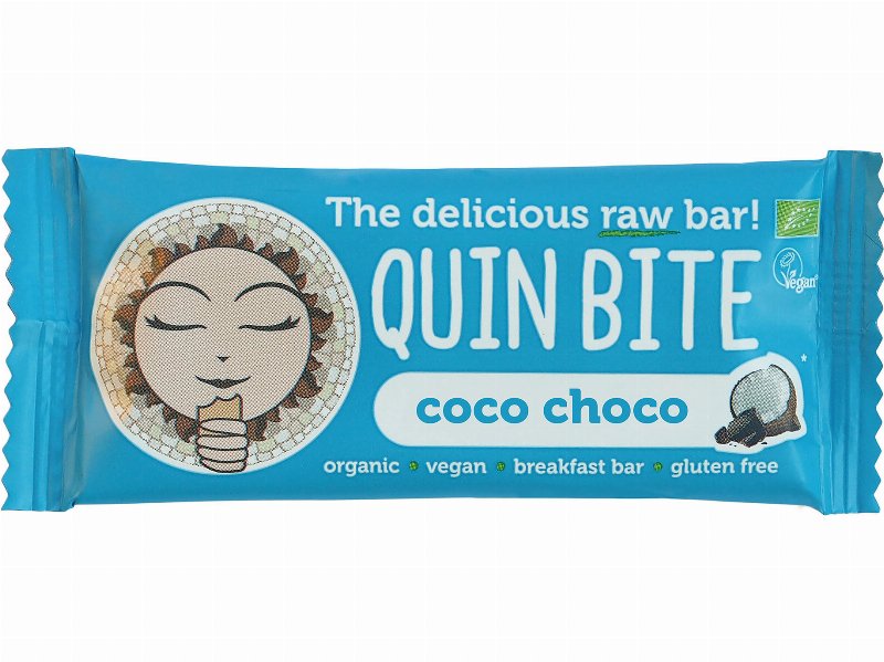Barra De Frutos Secos Quin Bite Choc Coco 30 g