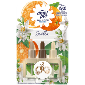 Ambientador Recarga Elétrico 3Volution Sevilha Ambipur 20 ml