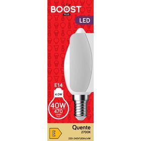 Lâmpada Led Chama E14 2700K 40W Boost 1 Un
