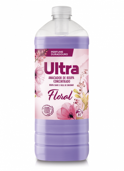 Amaciador Roupa Concentrado Floral Ultra 80Dos