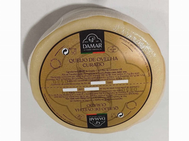 Queijo De Ovelha Curado Damar Quinta Da Serra Gardunha Kg