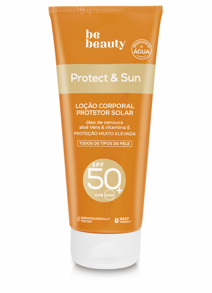 Protetor Solar Loção Corporal Protect & Sun Spf50 Be Beauty 0.2L