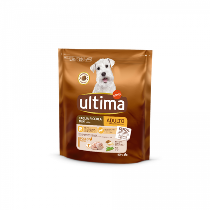 Comida Seca Para Cão Mini Adulto Com Frango Affinity Ultima 0.8Kg