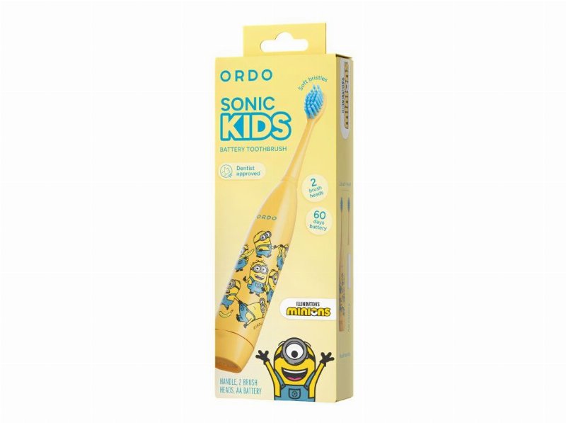 Escova Minions Ordo Sonic Kids Pilhas