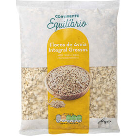 Flocos De Aveia Integral Grossos Continente Equilíbrio 400 gr