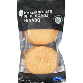 Hambúrguer De Pescada Panado Ultracongelado Gelpeixe 400 gr