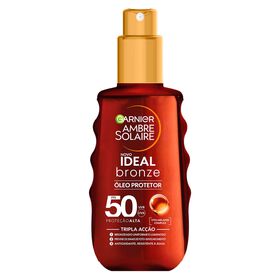 Bronzeador Spray Ideal Bronze Ação Tripla Fps 50 Garnier Ambre Solaire 150 ml