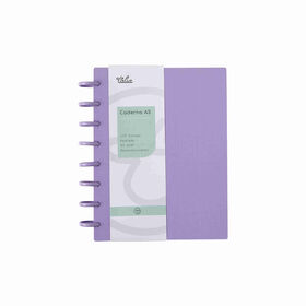 Caderno Smart Espiral A5 Pautado Lavanda Talia