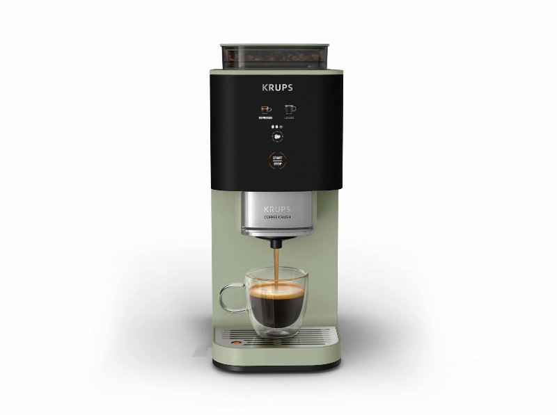 Máquina De Café Em Grão Krups Coffee Crush Sa401Le0 Verde 15 Bar 1.8 l