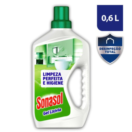 Limpeza Multisuperficie Sonasol Gel Lixívia 600 ml