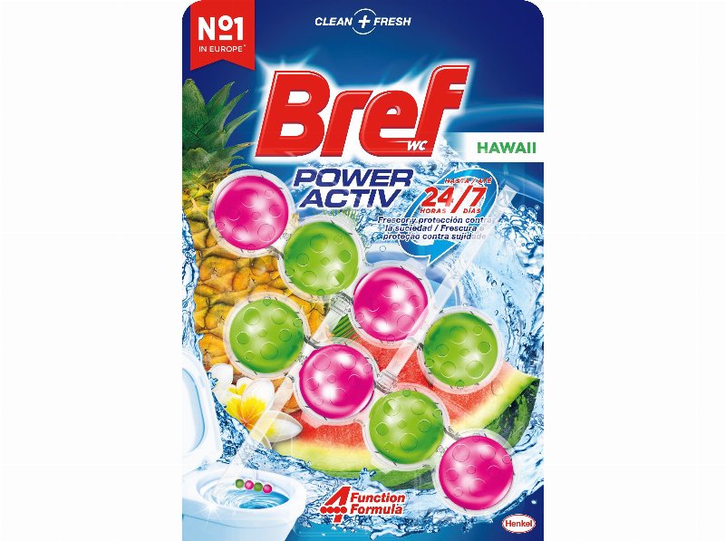 Bloco Sanitário Bref Sonasol Poderactivo Havaii 2X50 g