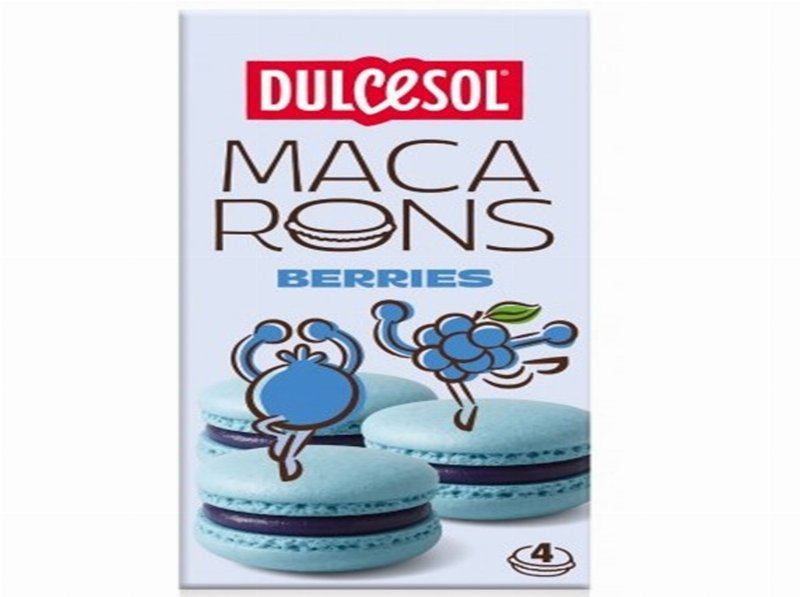 Macarons Dulcesol Frutos Do Bosque 80 g