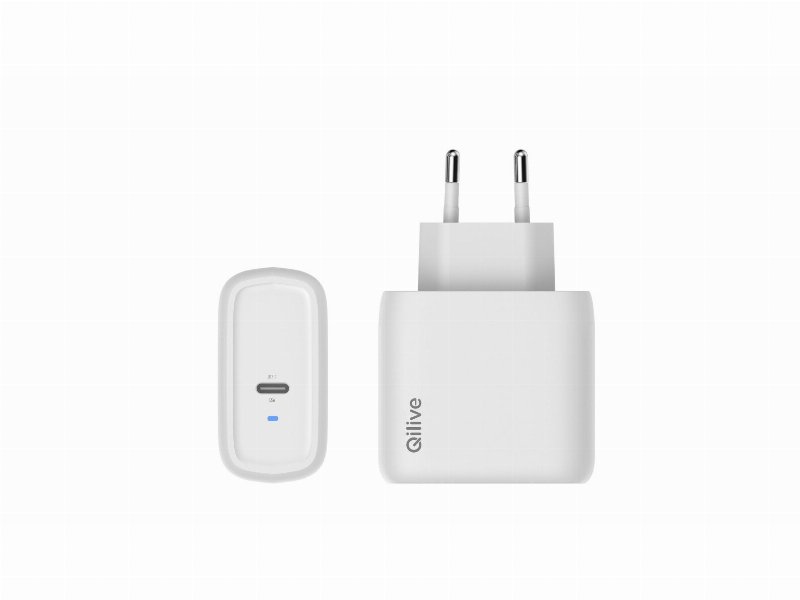 Carregador Qilive 600183063 Branco 1 Usbc 65W