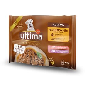 Comida Húmida Para Cão Mini Delicate Salmão Affinity Ultima Mini 4 X 100 g