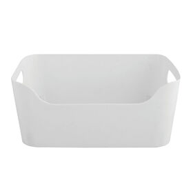 Cesto Arrumação Plástico 4,3 l Branco Kasa