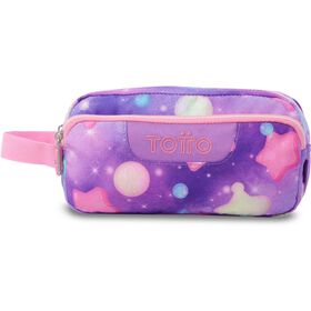 Estojo Duplo Estrelas Glitter Totto