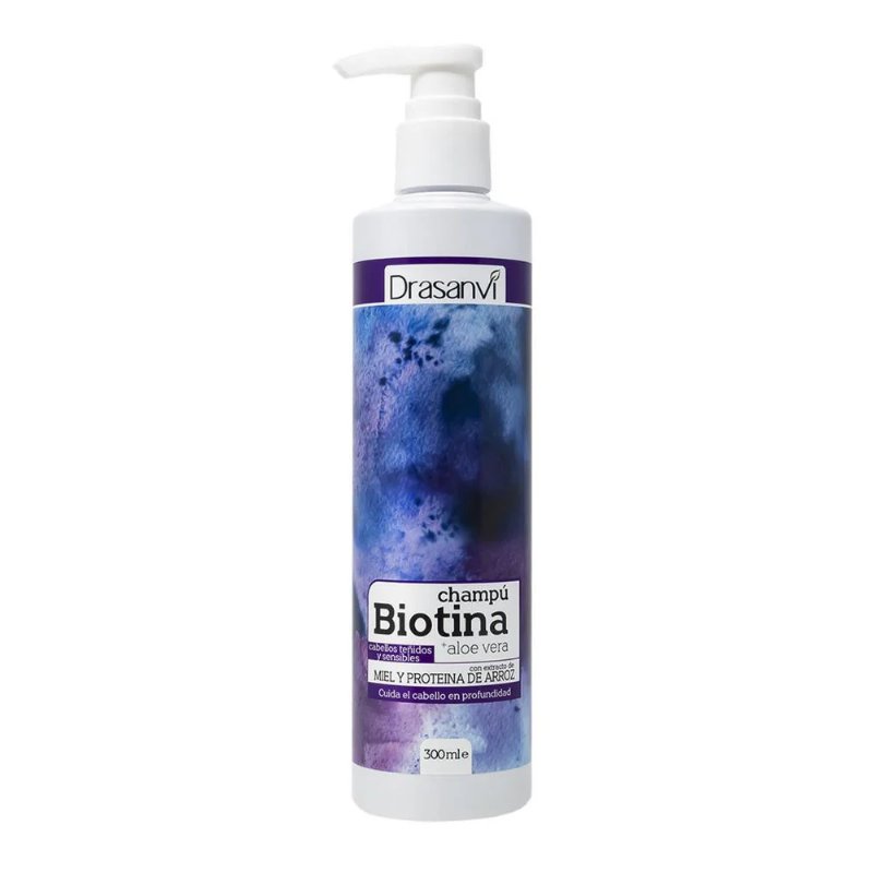 Champô Biotina E Aloe Vera Cabelos Pintados E Sensíveis Drasanvi 300 ml