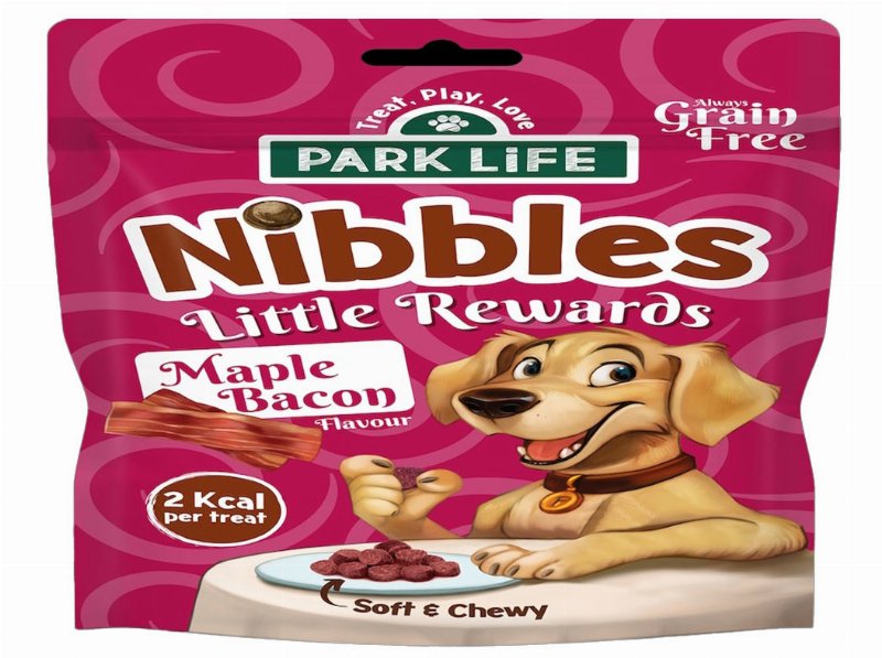 Snacks Para Cão Parklife Nibbles Bacon 100 g
