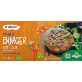 Hambúrguer De Grão E Caril Vegplanet 200 gr (2 Un)