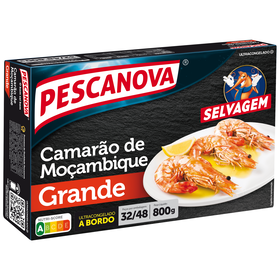 Camarão De Moçambique 32/48 Ultracongelado Pescanova 800 gr