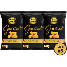 Batata Frita Gourmet Original Lay's Gourmet 3 X 170 gr