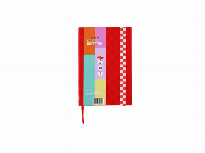 Bloco Notas Liso Auchan A5 80 Folhas Vintage Palette