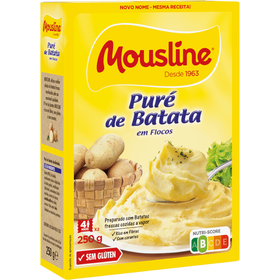 Puré De Batata Sem Glúten Mousline 250 gr