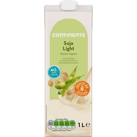 Bebida Vegetal De Soja Light Continente 1 Lt