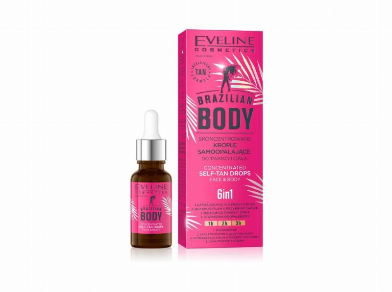 Auto Bronzeador Eveline Bb Gotas Conc 18 ml