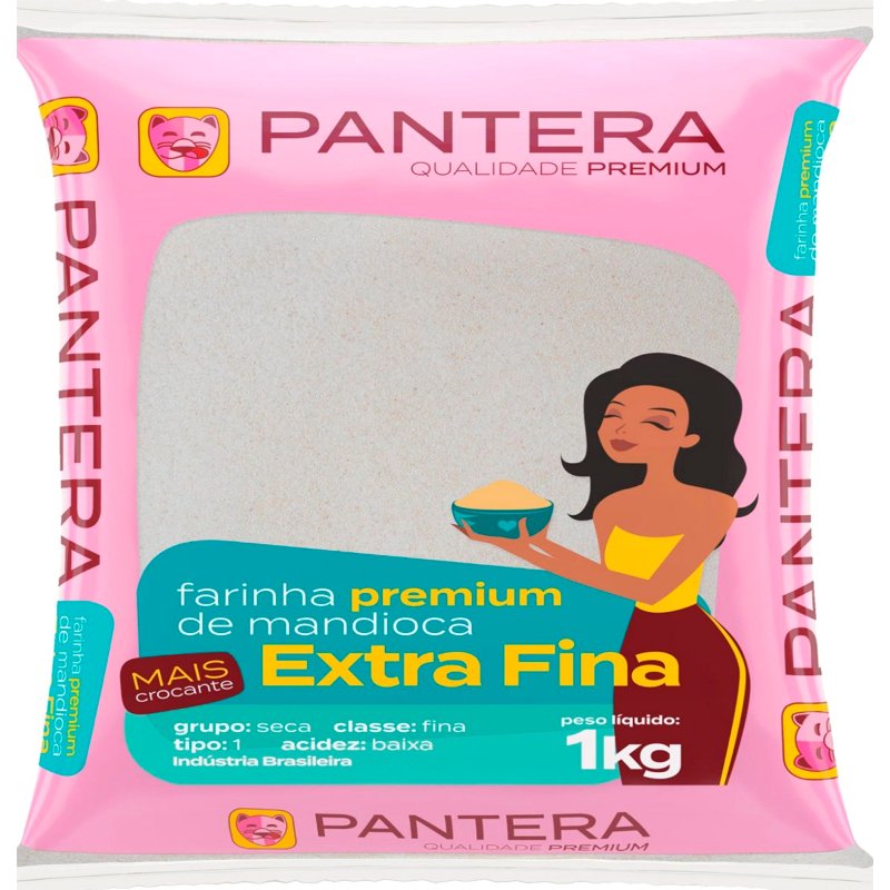 Farinha Fina De Mandioca 1 kg