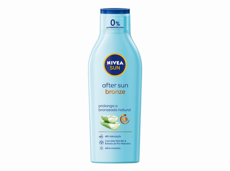 After Sun Loção Solar Com Aloé Vera Bronze Nivea Sun 200 ml