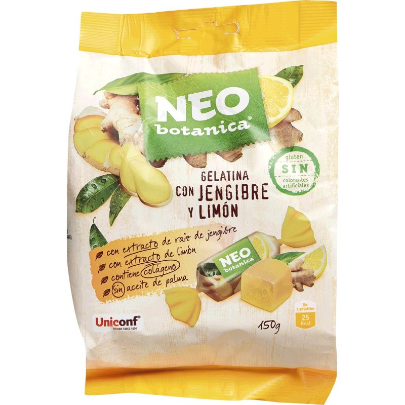 Gomas De Gengibre E Limão Sem Glúten 150 g
