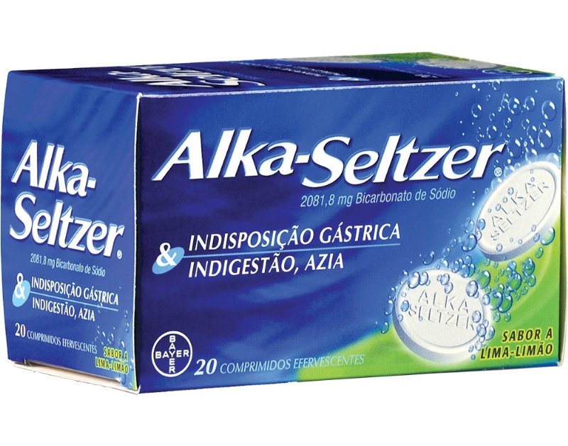 Comprimidos Alka-Seltzer Efervescentes 2081 8Mg 20Un