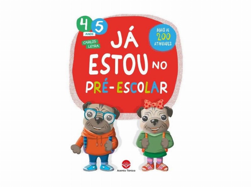 Livro Já Estou No Pré-Escolar 4-5 Anos Carlos Letra