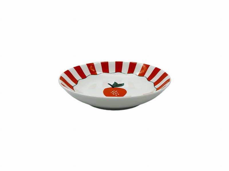 Prato Sopa Actuel Porcelana Laranja 20Cm