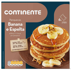 Panquecas De Banana E Espelta Continente 240 gr