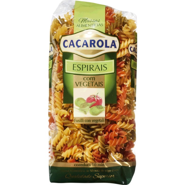 Massa Espirais Com Vegetais 500 g