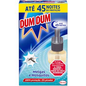 Inseticida Elétrico Recarga Melgas E Mosquitos Dum Dum