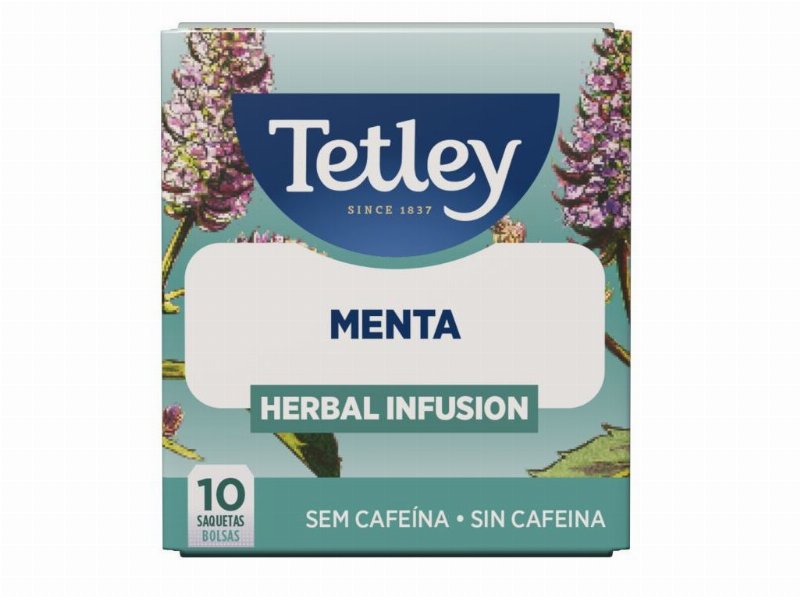Infusão Tetley Menta 10 Saquetas