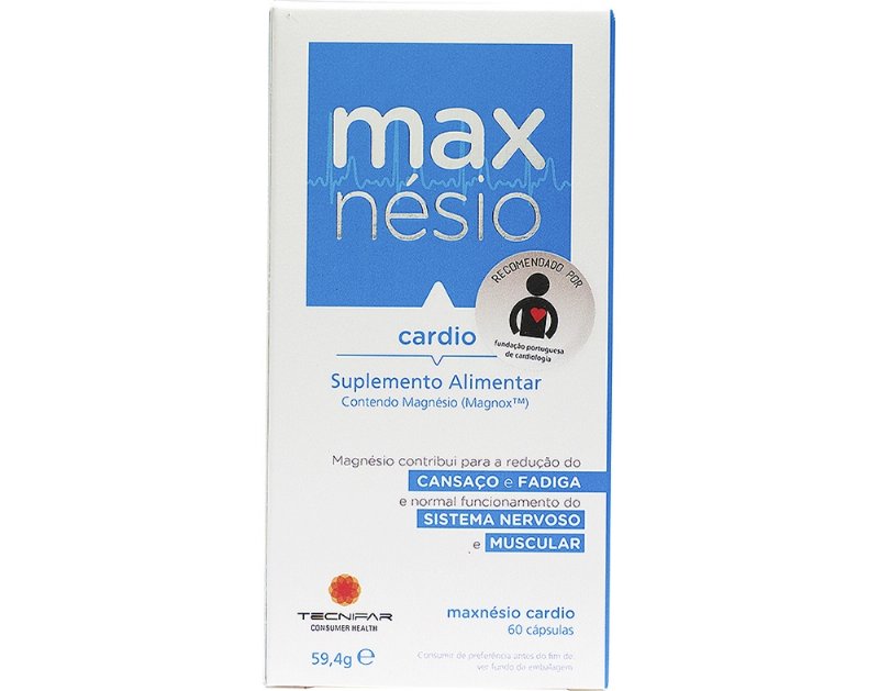 Suplemento Maxnesio Cardio 60 Cápsulas